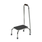 Bios DMI Foot Stool with Handle-The DMI  Foot Stool with Handle has a chrome-plated steel frame with a non-slip textured matting on the stool surface