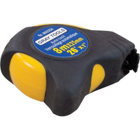Gray Tools 26 Foot Measuring Tape With Auto Lock, 1" Wide-2" wide powder coated nylon tape for superior durability.