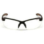 Carhartt Spokane Safety Eyewear Glasses, Clear, 6 Pack-Scratch resistant polycarbonate lens with black frame
