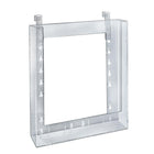 Azar Displays Letter Size Hanging Brochure Holder, 10 Pack (252342)-Crystal Styrene