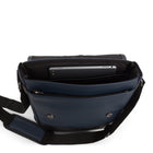 Bugatti Crossbody Bag - Vegan Leather - Navy (MSG2019BU-NAVY )-Flap with magnetic closure