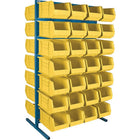 Kleton Stationary Bin Racks - Double-Sided - Rack/Bin Combination - Yellow-Capacity: 3360 lbs.