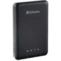 Verbatim MediaShare Wireless Portable Streaming Device, 2-Port-Connect up to 5 devices simultaneously to share videos, music, photos and data
