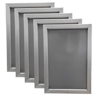 Eddie's Lockable Snap Frame Poster Holder - 11" x 17" - Silver Aluminum - 5 Pack (120665-5)-Lockable Snap Frame Poster Frames