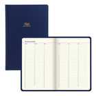 Letts Icon Plan Forever 12 Month Perpetual Diary - 7 5/8" x 5" - Navy-384 Pages, Book size