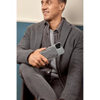 MOFT Snap-On Magnetic MagSafe Compatible Phone Wallet Stand pour iPhone - Gris-Compatible avec la charge sans fil