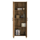 Sauder Miscellaneous Storage 2-Door Storage Cabinet - 72.05" H - Rural Pine (427958)-Rural Pine - Engineered Wood