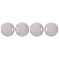 Elegance Charger Plate 12", Nickel-Plated, 4 Pack-Serving Charger Plate