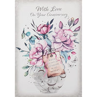 Rosedale 5-1/2" x 8" Greeting Cards/Envelopes - 18206-Printed on premium uncoated card stock