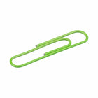JAM Paper Colored Jumbo 2" Paper Clips - Lime Green - 2 Packs of 75-These colorful paperclips are great for organizing papers at home, school, or the office