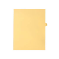 Mark Maker Legal Exhibit Index Tab Buff Single Tabs, 1/15th Cut, Letter Size, No Holes, Letter F, 25 Pack-Buff Single Tabs, 1/15th Cut