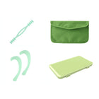 Saver Mask Case Combo - Green-Ear-Savers for Mask: For extending face mask earloops. Light and Stylish design, made with soft silicone material. Reusable and easy to clean, fits perfectly on your head.