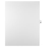 Mark Maker Legal Tabs - Letter Size - White - 1/25th cut - 25 tabs per package - 5 packages Pack - Number 187-White Single Tabs