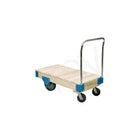 Kleton Platform Trucks - All Wood Deck Platform Trucks, Deck Width: 30", Handle Height: 44", Capacity: 3000 Lbs.-Deck Width: 30"