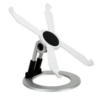 TygerClaw Table Stand for Tablet, 12.5" x 7" x 7", White-Foldable Table Stand for iPad2/3/4