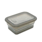 Minimal Silicone Food Storage Container - Grey - 1160ml - Set of 2-100% food grade pure silicone