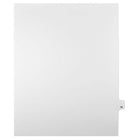 Mark Maker Legal Exhibit Index Tab White Single Tabs, 1/25th Cut, Letter Size, No Holes, Number 70, 25 Pack-White Single Tabs, 1/25th Cut