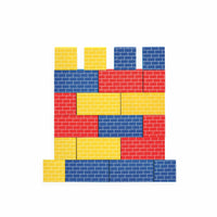 Bankers Box At Play Building Blocks - 20 Pack-Heavy Duty: These blocks are strong enough to hold up to 150 lbs