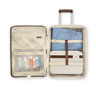 Samsonite Virtuosa Train Case - Off White-Stackit Strap - fits over most suitcase pull-handles for hassle-free combination travel
