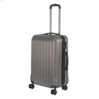 Nicci Grove 24"Hardside Check-in Luggage - Charcoal Grey-100% polyester lining