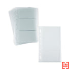 Staples Binder Refill - 12 Sheets-12 sheets with 6 slots each (3 per side)