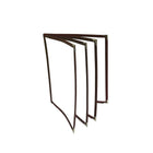 Futech 8-View Menu Holder BUR 8-1/2"W x 11"H, Burgundy, 10 Pack-8-1/2"W X 11"H