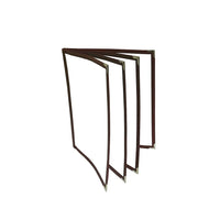 Futech 8-View Menu Holder BUR 8-1/2"W x 11"H, Burgundy, 10 Pack-8-1/2"W X 11"H