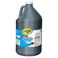 Crayola Artista Ii 128 Oz. Washable Paint, Black-Black