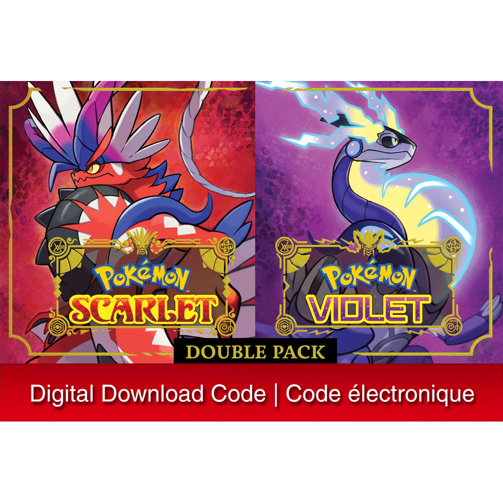 Pokemon Scarlet & Pokemon Violet Double Pack for Nintendo Switch