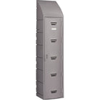 Plastic Lockers, Locker, Dimensions W" X D", 15 X 18-Full size 60" H locker