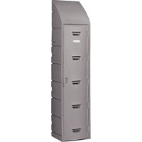 Plastic Lockers, Locker, Dimensions W" X D", 15 X 18-Full size 60" H locker