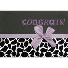 Rosedale 5-1/2" x 8" Congratulations Greeting Cards And Envelopes, 6 Pack (19892)-Printed on premium uncoated card stock