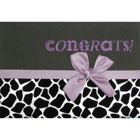 Rosedale 5-1/2" x 8" Congratulations Greeting Cards And Envelopes, 6 Pack (19892)-Printed on premium uncoated card stock