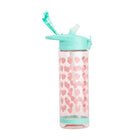 Pep Rally Plastic Water Bottle - 700ml - Pastel Love-Strawberry pattern on Tritan plastic