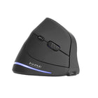 Marvo M703W Wireless 2.4Ghz, 2400DPI with Rechargeable Battery, Blue LED light, Right-Handed Ergonomic Gaming Mouse-Fast Key function: execute double left click with only one key press