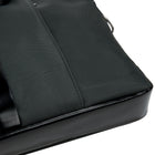 Vangoddy Laptop Shoulder Bag 15" - Grey/Black-3 exterior zipper pockets (2 on the front, 1 larger one on the back)