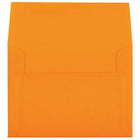 JAM Paper A6 Invitation Envelopes, 4.75 x 6.5, Brite Hue Ultra Orange, 250 Pack (80344H)-Blank interior for personalized message