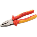 Dynamic Tools 7" Linesman Pliers, Insulated Handle-Jaw length (inches): 1.42"