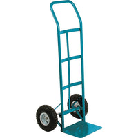 Kleton Pneumatic Wheel Hand Trucks, 21-1/2"W. x 48"H. x Continuous Handle-Constructed of 1", 16-gauge steel tube
