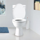 Vileda Powerfibres Enclosed Toilet Brush Set-Flexible handle for hard-to-reach areas