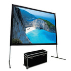Elunevision 135'' Quick Fold Front and Rear Projection-Screen Size: 184''