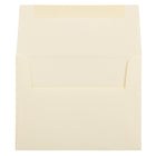JAM Paper A2 Invitation Envelopes, 4.38 x 5.75, Strathmore Ivory Wove, 250 Pack (900919415H)-Blank interior for personalized message