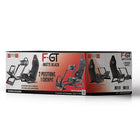 Next Level Racing F-GT Simulator Cockpit, Matt Black-What’s changed from the F1GT to the F-GT: New electroplated Matte Black finish on the frame, all bolts, nuts and washers changed to Black for a stealth look.