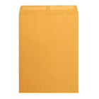Quality Park Gummed Kraft Catalogue Envelopes - 12" x 16" - 200 Pack-Spit gummed flaps for insetion equipment provide a secure seal to keep contents contained