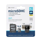 PLATINET 4-in-1 8 GB microSDHC + USB Card Reader + microUSB Card Reader + SD Adapter-5