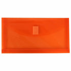 JAM Paper Plastic Envelopes with Hook & Loop Fastener, #10, 5.25 x 10, 1 Expansion, Assorted Colours Poly, 6 Pack-Quantity: 6/pack