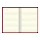 Letts Undated Icon Plan Ahead 5 Year Diary - 8 1/4" x 5 3/4" - Red-Cream colour paper