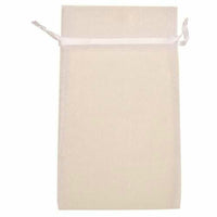 JAM Paper Sheer Bags - Large - 5.50" x 9" - White - 96 Pack-Color: White large sheer bag