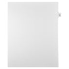 Mark Maker Legal Tabs - Letter Size - White - 1/15th cut - 25 tabs per package - 5 packages Pack - Number 123-White Single Tabs