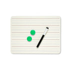 Charles Leonard Dry Erase Board, Two Sided Magnetic, Plain/Lined, Pack of 3-Environmentally friendly